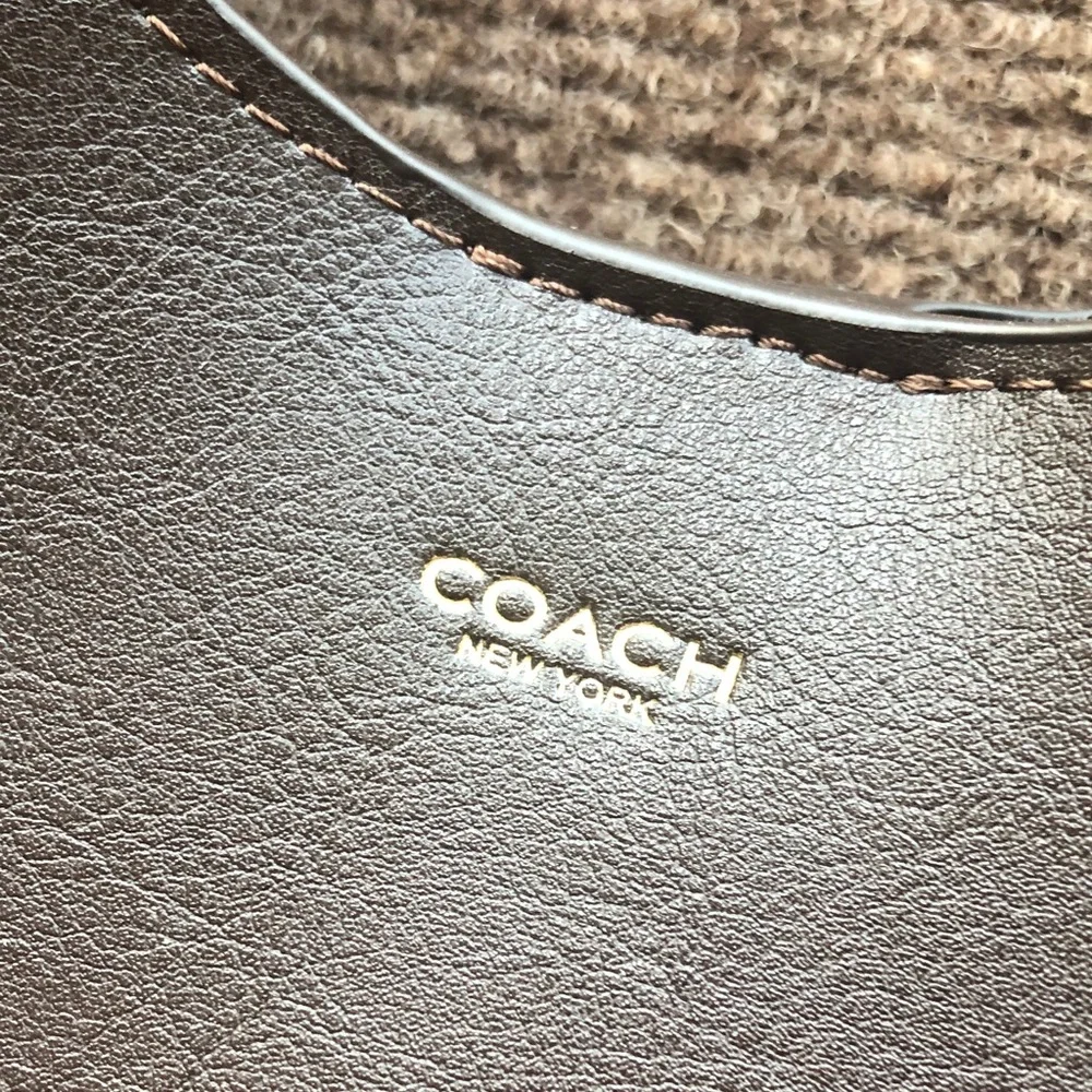 Coach Brown Leather Brooklyn 28 Shoulder Bag - Picture 2 of 4